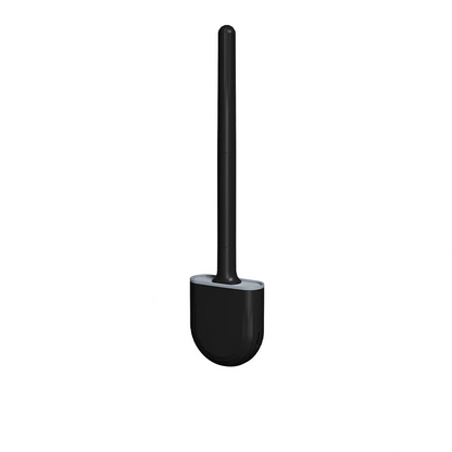 Wall-Mounted Silicone Toilet Brush - Ergonomic, Hygienic Design