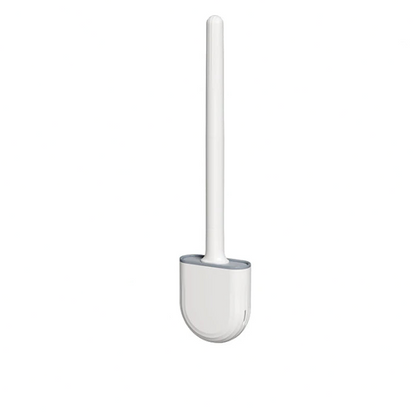 Wall Mounted Silicone Toilet Brush - Ergonomic, Germ-Free Design