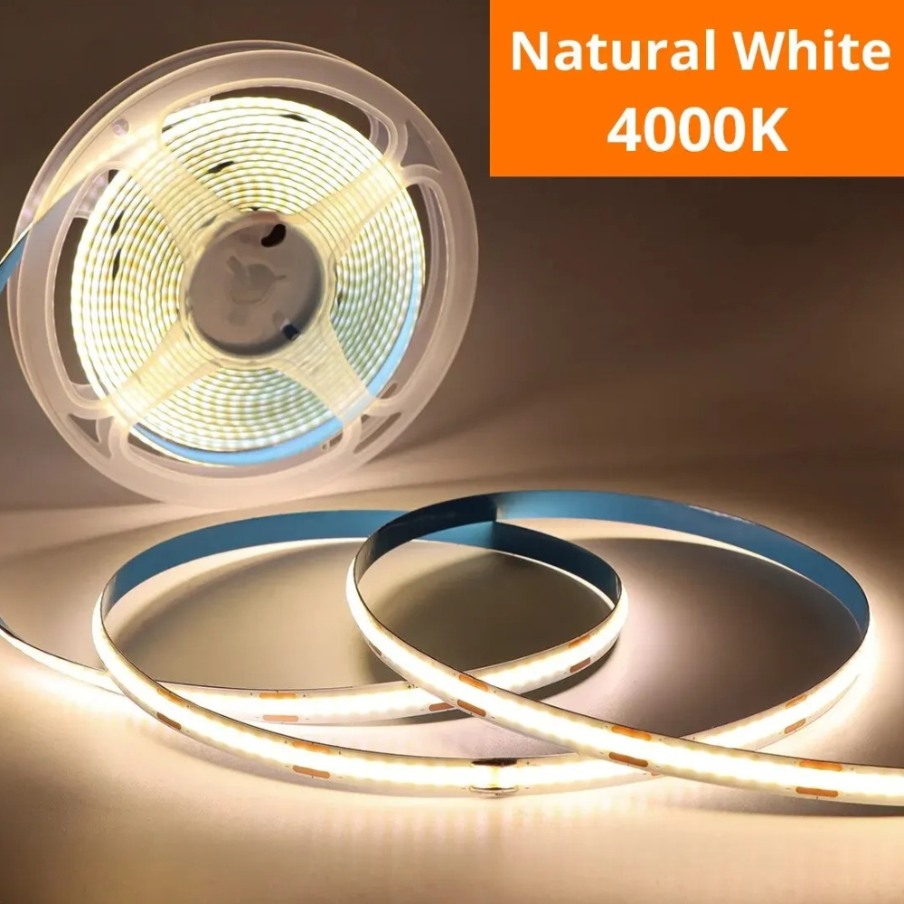 LED Strip Light - USB Powered, Flexible, Dimmable, Cuttable COB Lighting. 1, 2, 3, 4 or 5m