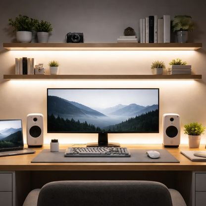 LED Strip Light - USB Powered, Flexible, Dimmable, Cuttable COB Lighting. 1, 2, 3, 4 or 5m