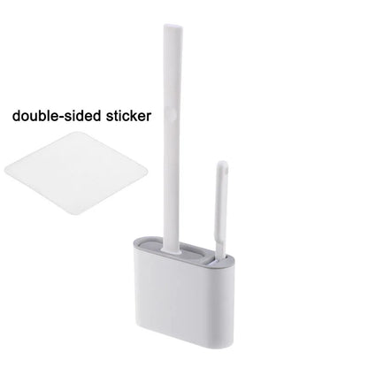 White double-sided sticker with adhesive pad on a white background