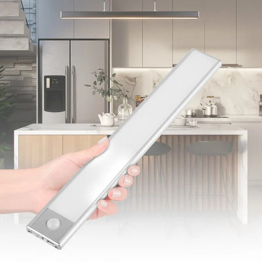 3-Pack Motion Sensor LED Lights for Wardrobes, Under Cabinets, Stairs or Bedrooms