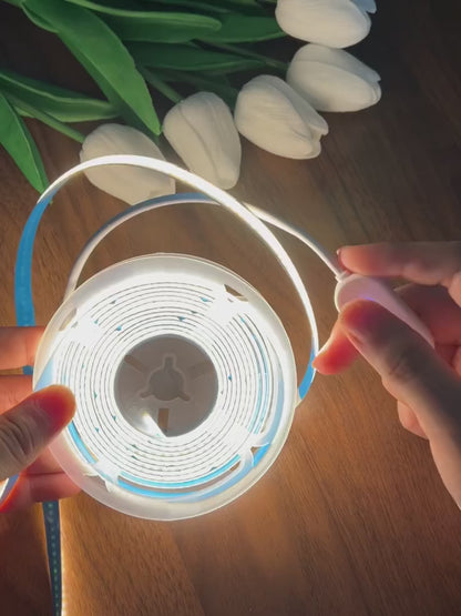 LED Strip Light - USB Powered, Flexible, Dimmable, Cuttable COB Lighting. 1, 2, 3, 4 or 5m